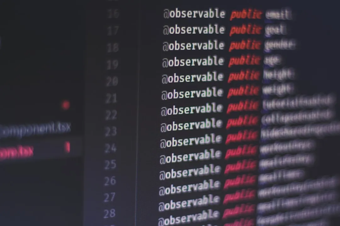 black and red screen display